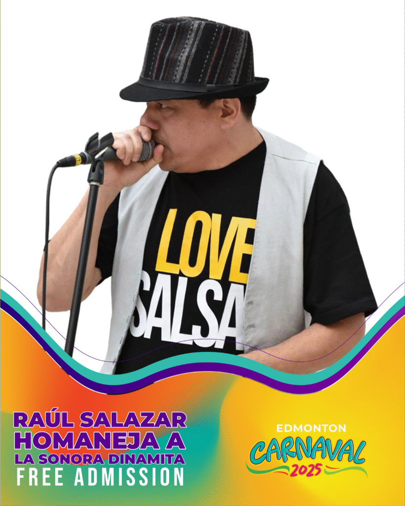 Raúl Salazar is an internationally renowned singer with a distinguished career. He has been the lead vocalist for iconic groups such as Sonora Dinamita, the Social Orquesta, and Sonora de Melky Fernández.
